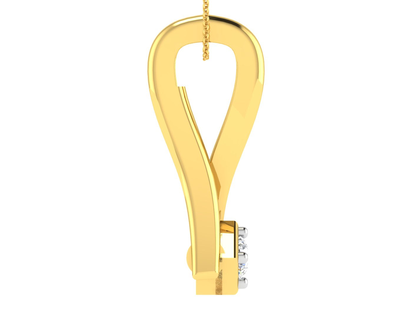 Nidal Jewels | Equinox Gold and Diamond Pendant - Nidal Jewels